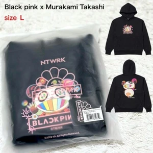 BLACKPINK + Takashi Murakami Pandakashi Dreams Hoodie Black Size L Japan Limited - Picture 1 of 10