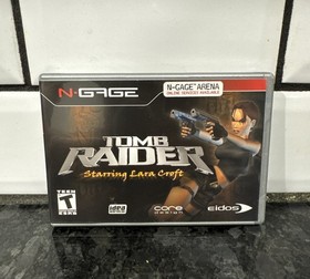 Tomb Raider Starring Lara Croft Nokia N-Gage Game Complete w/ Manual CIB
