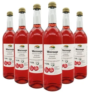 Bleichhof Apfelsaft Weirouge – 100% Direktsaft, OHNE Zuckerzusatz (6x 0,72l) - Bild 1 von 5