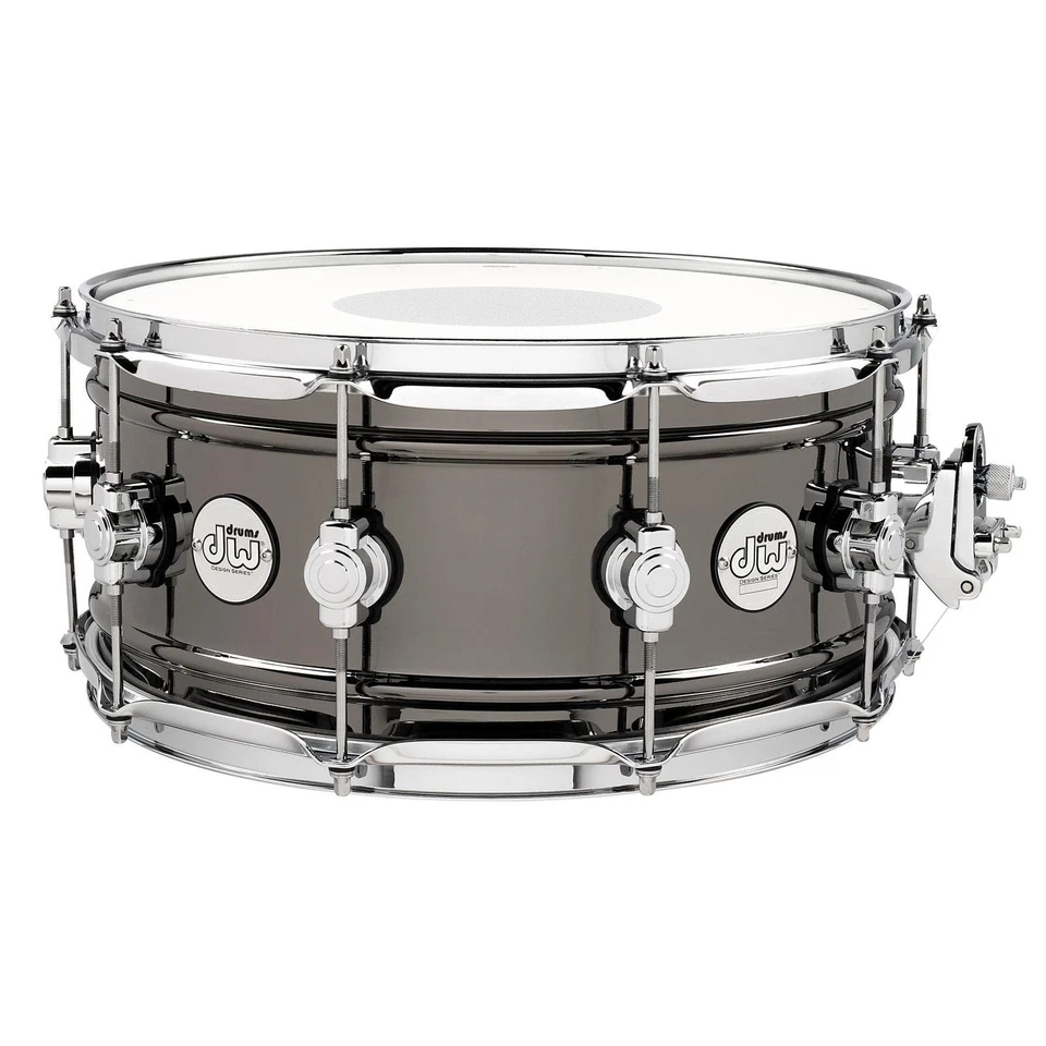 DW Design Series 14' Black Nickel over Brass Snare Drum