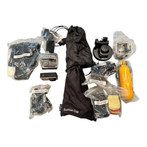 GoPro Hero 3 plata con soportes, estuche de transporte, soporte para bicicleta, correa para el pecho, etc. - Imagen 1 de 6