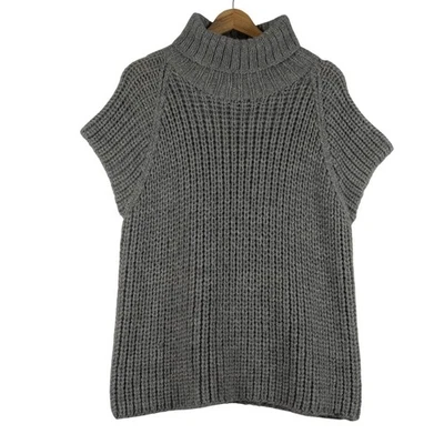 Smythe x Augden Alpaca Knit Wool Turtleneck Sweater Vest Medium - Image 1 of 4