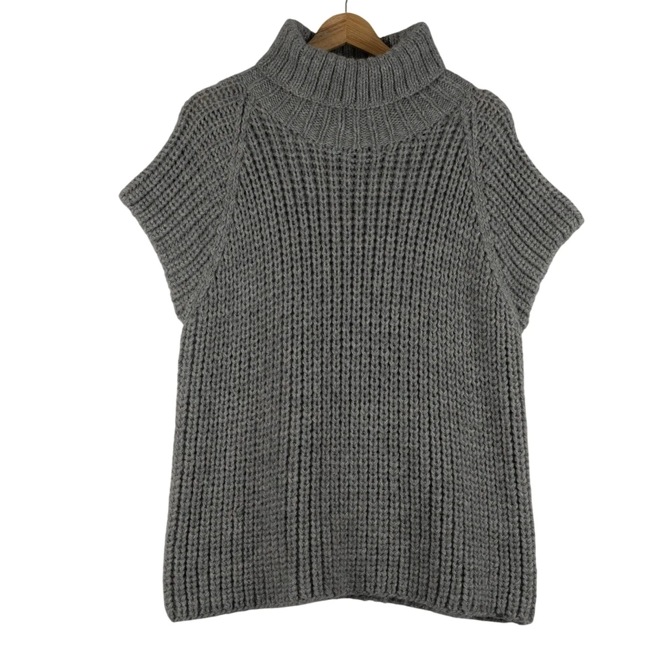 Smythe x Augden Alpaca Knit Wool Turtleneck Sweater Vest Medium - Image 1 of 4