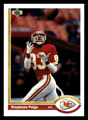 1991 Upper Deck - Stephone Paige #178 - Image 1 of 2