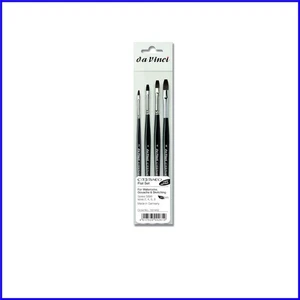 Da Vinci 5898 Casaneo Artist Brush Set - Flat Design & High Absorption Fibers - Picture 1 of 3