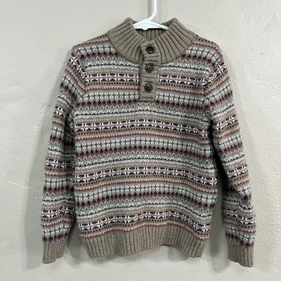 Size 4 Janie And Jack The Cabin Fair Isle Sweater - Image 1 of 4