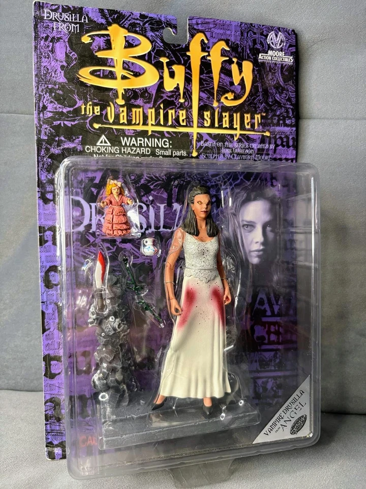 Figura de acción Buffy The Vampire Slayer Drusilla exclusiva de Moore coleccionables Foto 1 de 4