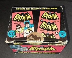 Batman Topps Original 1966 Trading Cards 1989 Sealed Open All Cards Present - Bild 1 von 7