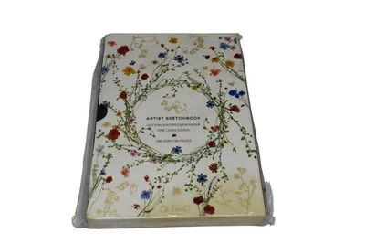 Cuaderno de bocetos de artista Cate Paper Co algodón acuarela 180 GSM 96 páginas cubierta de lino Foto 1 de 4