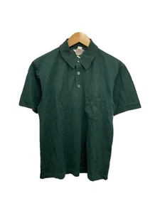 HERMES polo shirt S cotton GRN Used - Picture 1 of 6