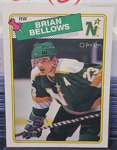 88-89 O-Pee-Chee Brian Bellows 🚨🚨🚨 Minnesota North Stars  - Picture 1 of 2