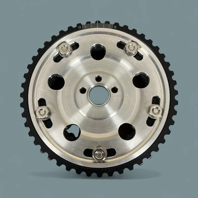 Fidanza Silver Adjustable Cam Gear for 87-92 Toyota Supra MKIII 7MGTE 7M-GTE - Imagen 1 de 4