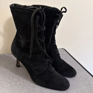 Größe 7 Medium - Leder Heels Made In Italy Damen 7 Medium Reißverschluss TOP - Bild 1 von 9