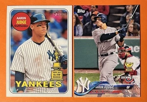 2018 Heritage Aaron Judge & Topps Opening Day Yankees BOTH AS Gold Rookie Cup - Bild 1 von 3