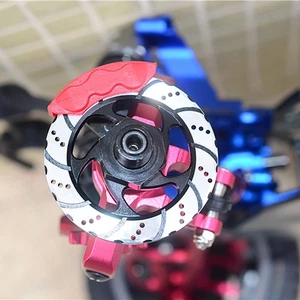 2 pezzi dischi freno universali anteriori posteriori in metallo per auto LOSI 1:6 SUPER BAJA REY RC - Foto 1 di 11