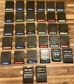 Lot of 32 Intellivision Games - Cleaned - Free Shipping