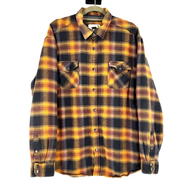 Dakota Grizzly Thermal Lined Flannel Shacket Shirt Jacket Men's XXL Plaid Work - Image 1 of 4