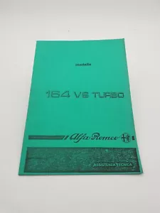 Manuale officina Alfa Romeo Alfa 164 V6 Turbo impianto di accensione e iniezione - Foto 1 di 24