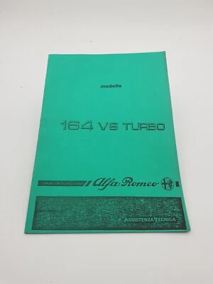 Manuale officina Alfa Romeo Alfa 164 V6 Turbo impianto di accensione e iniezione - Immagine 1 di 4