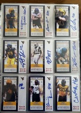 West Virginia Mountaineers AUTOGRAPH 119 Custom Football Cards WVU