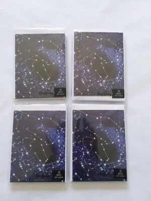 10 Tarjetas de Felicitación Notas Constelación Escritura Biblia Versículo Azul Oscuro Cristiano Foto 1 de 4