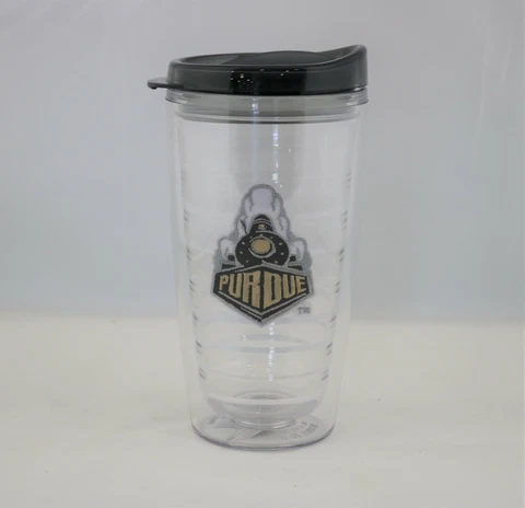 Purdue Boilermakers NCAA Officially Licensed 16oz Tumbler w/Lid Cover