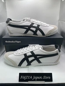 Onitsuka Tiger MEXICO 66 Sneakers Unisex 1183A201 126 WHITE/BLACK M5.5/W7 New - Picture 1 of 10