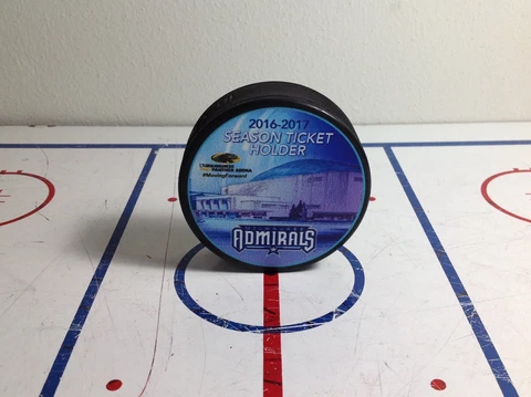 Milwaukee Admirals 2016-17 Season Ticket Holder Hockey Puck Nashville Predators Cover