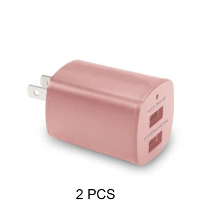 Dual USB Ports Home Wall Fast Charger for iphone iPad universal 2pcs packing - Image 1 of 4