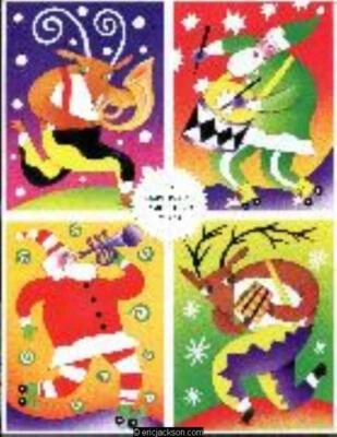 UX401-404a Christmas Music Makers set of 20 sealed by USPS, mint, VF - Image 1 of 2