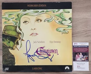 Faye Dunaway Signed Chinatown Laserdisc Actress Bonnie & Clyde Rare JSA - Picture 1 of 2