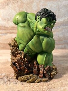 The Incredible Hulk Resin Bust Marvel Comics 2003 Diamond Select Toys 7" Statue