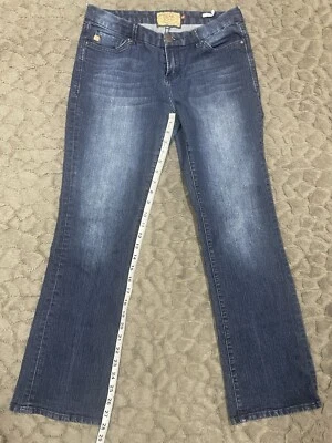 Dear John Hybrid Skinny Bootcut Dark Wash Denim Jeans Women’s Sz 29P Petite - Image 1 of 4
