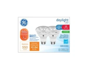 GE Outdoor Floodlight Directional LED PAR 20 Daylight 50W 2 pack - Picture 1 of 1