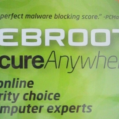 WEBROOT Secure Anywhere Windows 8 Mac PC Mobile,  Protects 3 DEVICES BRAND NEW - Image 1 of 4