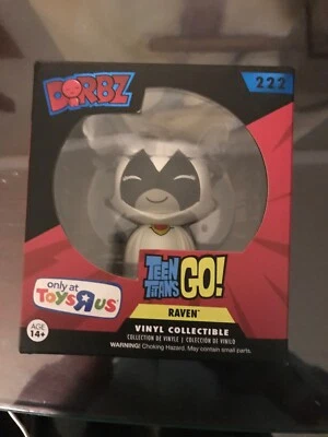  DORBZ TEEN TITANS GO RAVEN #222 VINIL COLECIONÁVEL APENAS NA TOYS R US FUNKO - Imagem 1 de 4
