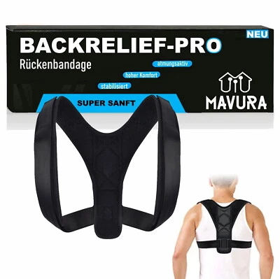 MAVURA BACKRELIEF-PRO Premium Geradehalter Rückenhalter Rückenbandage Haltungskorrektur