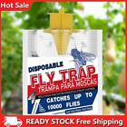 Flies Catcher Disposable Flies Trap Hanging Non Toxic for Outdoor (Blue)
