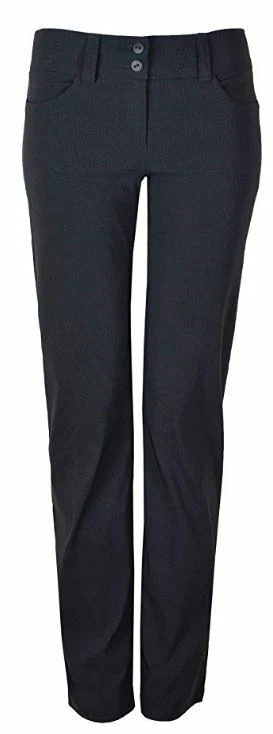 Pantalones elásticos escolares/de trabajo negros azul marino talla 6-20 pierna 29" 31 Foto 1 de 1