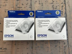 SET 2 Epson T0540 Glanz Optimierer - 2 Stück Tintenpatrone - Original - Neu im Karton - Bild 1 von 7
