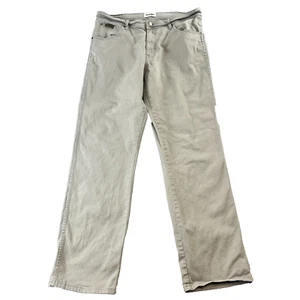 Wrangler Texas Stretch Jeans Mens 34 30 * Light Grey Cowboy Western - Picture 1 of 12