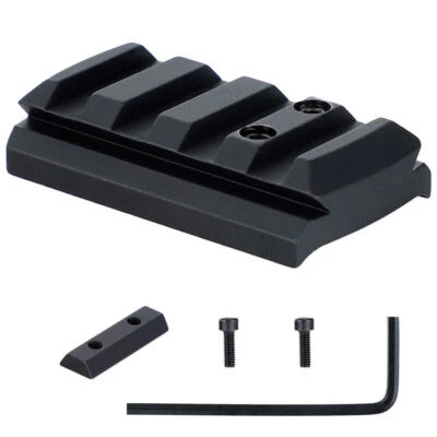 4 Slots Scope Base Mount Plate w/20mm Picatinny Rail Adapter for Glock - Image 1 of 4
