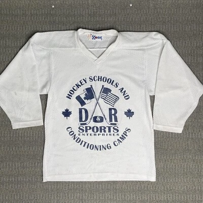 Camiseta vintage década de 1990 D&R escolas de hóquei condicionamento treinamento meninos jovens GG - Imagem 1 de 4