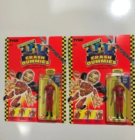 Vintage Tyco Crash Dummies - Daryl figure (2 each)  MOC! Cover