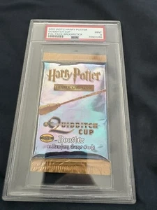 PSA 9 - HARRY POTTER QUIDDITCH CUP Graded 11 Card Booster Pack 2001 BROOM - Picture 1 of 5