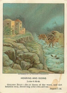 Christian Picture Lessons Hearing and Doing 1912 - Imagen 1 de 2