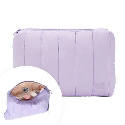 Hylat Baby Trousse de Maquillage - élégante matelassée pour couches - Violet - Photo 1/4