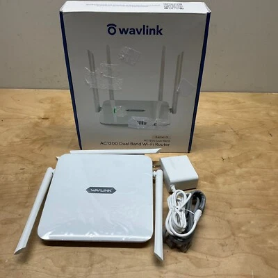 Wavlink, AC1200 Dual Band Gigabit Wi-Fi Router, Aerial G2 - Image 1 of 4