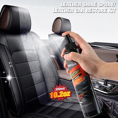 300ml  Car Interior Seat Sofa Leather Care Shine Cleaner Protector Restorer Kit - image 1 of 4