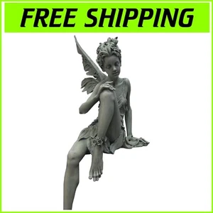Elegant 24-Inch Fairy Statuette for Gardens – Durable Indoor/Outdoor Decor - Picture 1 of 4